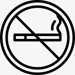 健康信号不吸烟图标高清图片