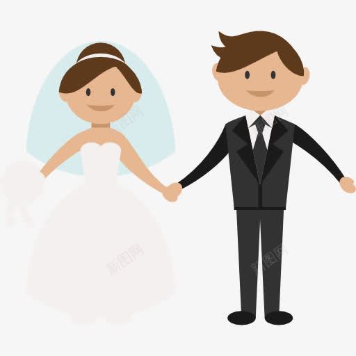 婚礼图标png_新图网 https://ixintu.com 人 新娘 新婚夫妇的浪漫 新郎