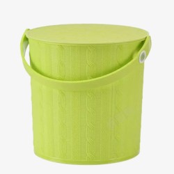 绿色的桶素材
