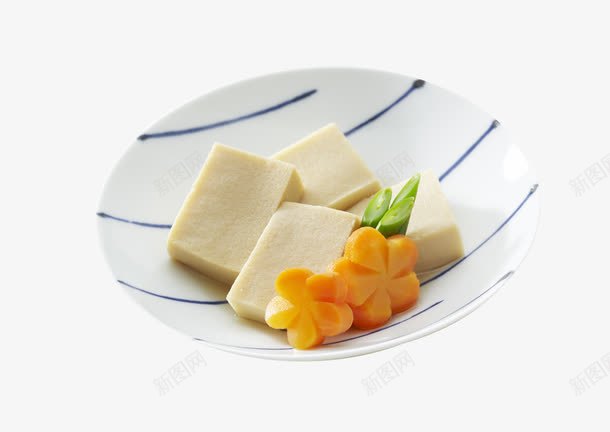 豆腐png免抠素材_新图网 https://ixintu.com 白色 豆腐 食材