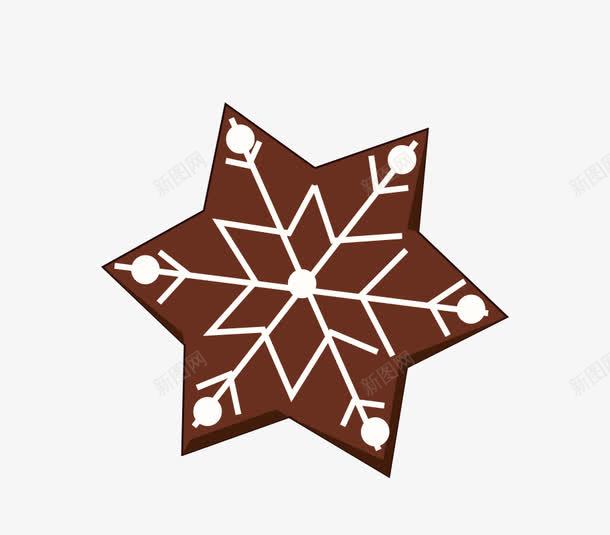 五角星对称png免抠素材_新图网 https://ixintu.com 五角星 装饰 褐色