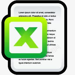 MicrosoftExcel文件图标png_新图网 https://ixintu.com csv doc document excel file microsoft office paper 办公室 医生 微软 文件 文档 纸