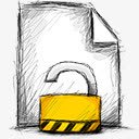 文件解锁手绘网页图标集png_新图网 https://ixintu.com File unlocked 文件 解锁