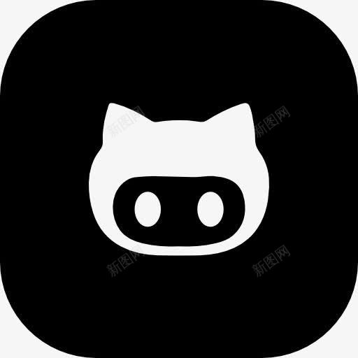 GitHub图标png_新图网 https://ixintu.com GitHub 商标 标志 标识 社交媒体 社交网络