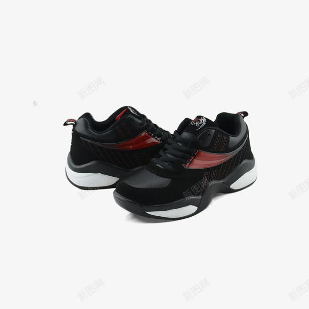 黑色酷篮球鞋png免抠素材_新图网 https://ixintu.com 篮球鞋 酷 黑色