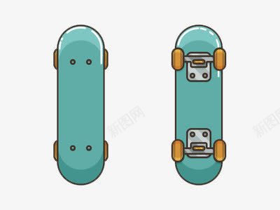 手绘滑板车png免抠素材_新图网 https://ixintu.com 手绘 滑板车 简笔画