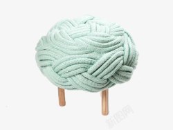 毛线编织的小凳子素材