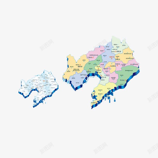 辽宁省地图png免抠素材_新图网 https://ixintu.com 地图 辽宁省 辽宁省地图