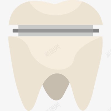 磨牙冠图标图标