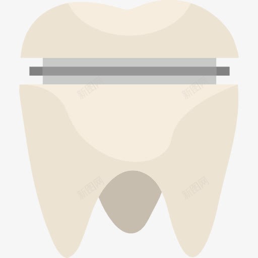 磨牙冠图标png_新图网 https://ixintu.com 医疗 医疗保健 牙医 牙科 牙齿 磨牙冠