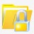 文件夹锁锁定安全网络应用图标图标