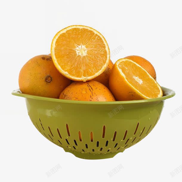 篮子里的新鲜脐橙png免抠素材_新图网 https://ixintu.com 新鲜脐橙 橙子 水果 篮子 赣南脐橙
