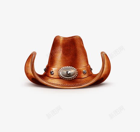 牛仔帽png免抠素材_新图网 https://ixintu.com 帽子 棕色 牛仔帽