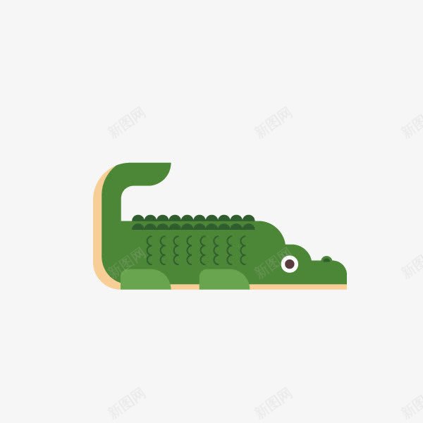 动物扁平化动物鳄鱼png免抠素材_新图网 https://ixintu.com 动物 扁平化动物 鳄鱼