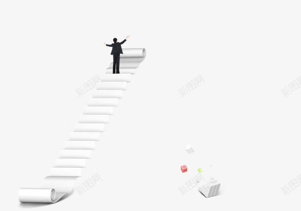 成功阶梯psd免抠素材_新图网 https://ixintu.com 免费png 免费png素材 图片素材 成功阶梯 插图素材 楼梯
