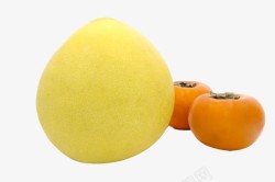 柚子和柿子素材