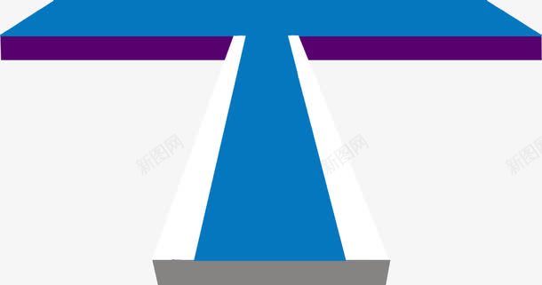 扁平风格创意合成效果蓝色紫色png免抠素材_新图网 https://ixintu.com 创意 合成 扁平 效果 紫色 蓝色 风格