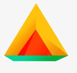 三角形图表立体三角形高清图片
