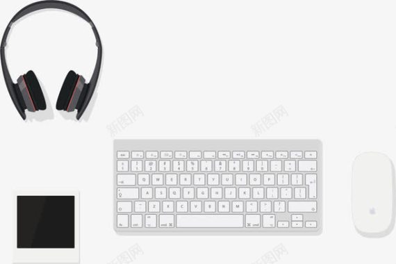 3C电脑节键盘耳机图标图标