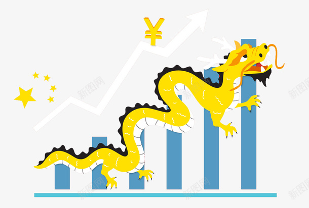 金色的中国长龙png免抠素材_新图网 https://ixintu.com ppt 中国 创意 卡通 商务 手绘 数据增长 金色 长龙