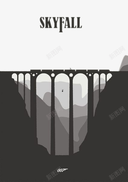 创意海报大桥psd设计背景_新图网 https://ixintu.com 创意海报设计 大桥 装饰图案