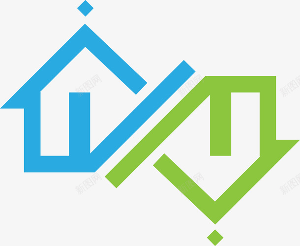 创意社区标志图矢量图图标ai_新图网 https://ixintu.com 创意 图标 彩色logo 彩色图标 彩色社区图标 标志 社区 社区logo 社区标志 绿色 蓝色 矢量图