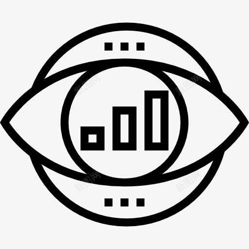 眼图标png_新图网 https://ixintu.com 分析视觉 商业和金融 图 图表 眼 统计
