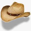 cowboy帽子牛仔秸秆帽子高清图片
