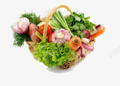 一蓝子蔬菜png免抠素材_新图网 https://ixintu.com 安全 市场 营养