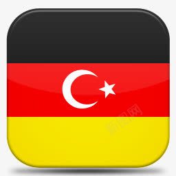 德国土耳其人V7国旗图标png_新图网 https://ixintu.com Germany Turks 土耳其人 德国