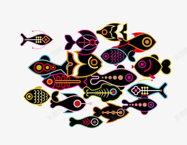 鱼水生物水族动物卡通png免抠素材_新图网 https://ixintu.com 动物 卡通 水族 水生物 鱼