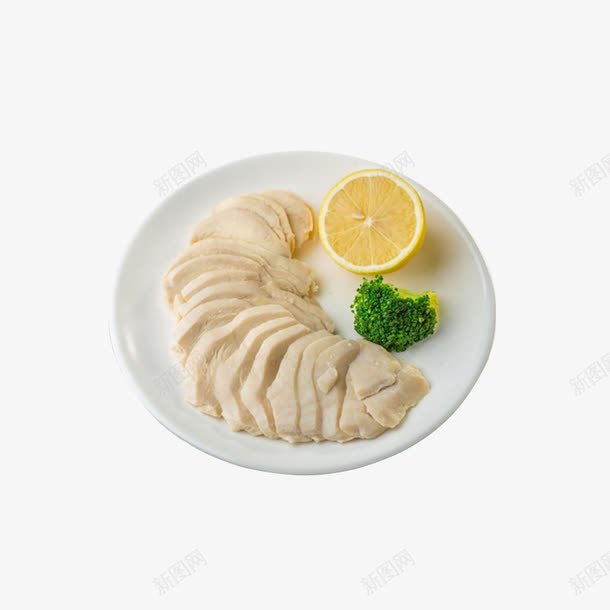 鸡胸肉切片摆盘熟食png免抠素材_新图网 https://ixintu.com 减肥 家禽 生鲜 白肉 食品 鸡肉 鸡胸肉