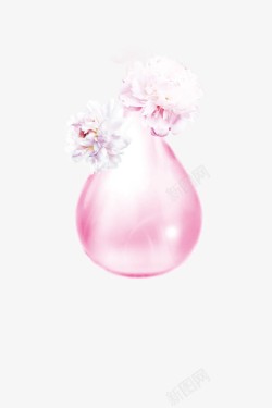 粉色花瓶素材