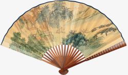 中国传统文化折扇素材
