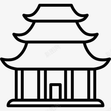 中华寺图标图标