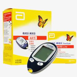 血糖测量仪黄色包装素材