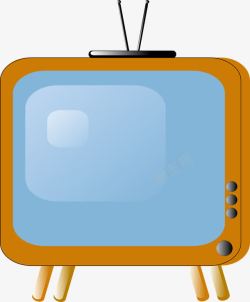 榛戠槠鐢佃黄色的电视机高清图片