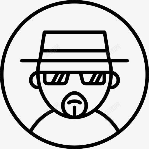 WalterWhite图标png_新图网 https://ixintu.com 人 圆 坏 狂欢 用户 角色