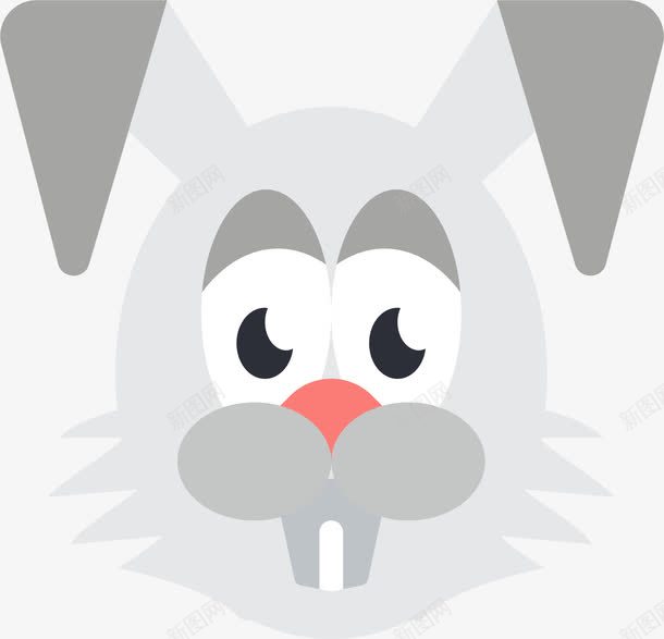 卡通兔子图标png_新图网 https://ixintu.com 兔牙 动物 十二生肖 卡通图标 小兔子 小白兔 长耳朵