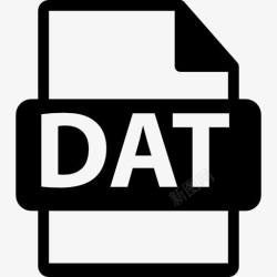 DAT文件格式dat文件格式符号图标高清图片