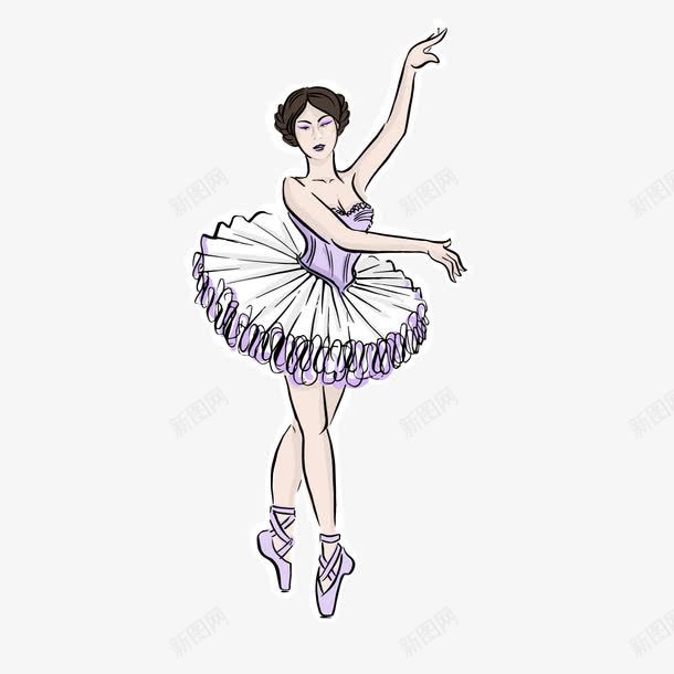 小天鹅png免抠素材_新图网 https://ixintu.com 演出 舞蹈 芭蕾 表演