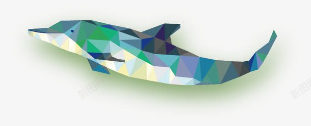 几何动物元素png免抠素材_新图网 https://ixintu.com 三角 三角形鱼 几何 几何图形 设计 鱼