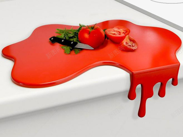桌上的番茄汁png免抠素材_新图网 https://ixintu.com 刀 桌 番茄汁 红色