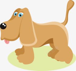 狗狗股PNG一只可爱卡通狗狗高清图片