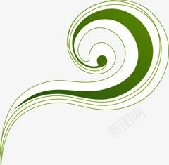 深绿色螺旋图案医疗png免抠素材_新图网 https://ixintu.com 医疗 图案 绿色 螺旋