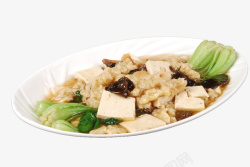 烩菜小酥肉烩豆腐高清图片