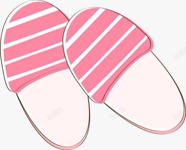 粉色的拖鞋png免抠素材_新图网 https://ixintu.com PNG 手绘 拖鞋 粉色