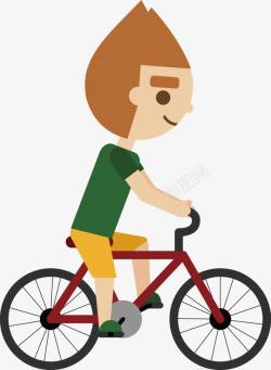 骑单车男子骑单车高清图片