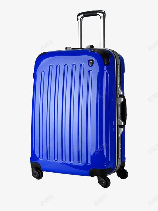 深蓝色旅行箱png免抠素材_新图网 https://ixintu.com 产品实物 旅行箱 蓝色 行李箱