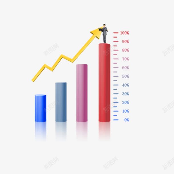 商务金融png免抠素材_新图网 https://ixintu.com 人物 商务 彩色 理财 装饰 财富 金融